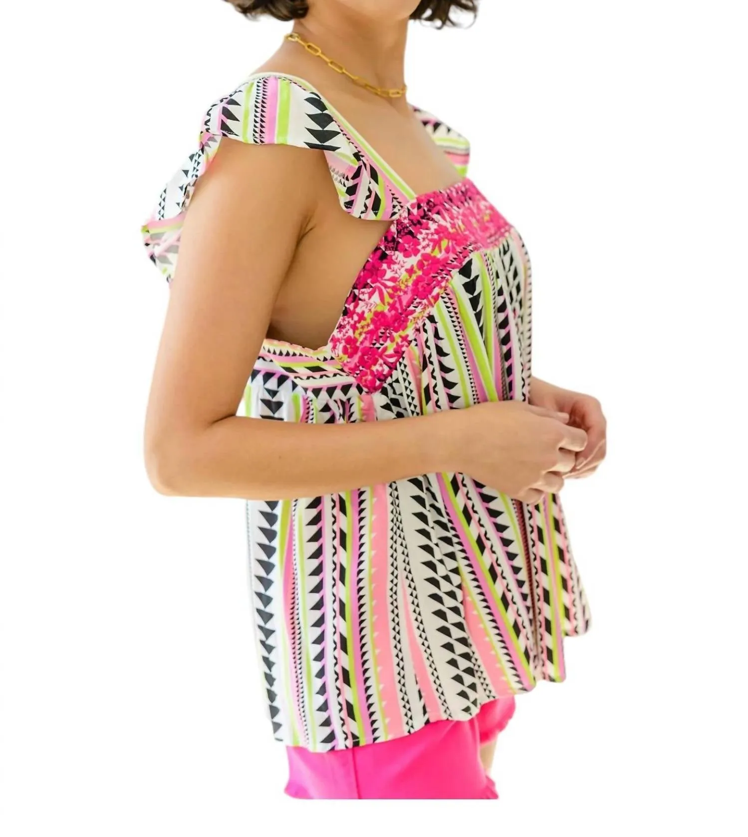 Andree By Unit - Francesca Embroidered Top