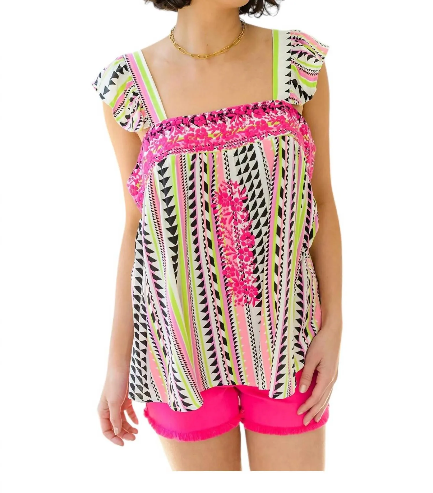 Andree By Unit - Francesca Embroidered Top