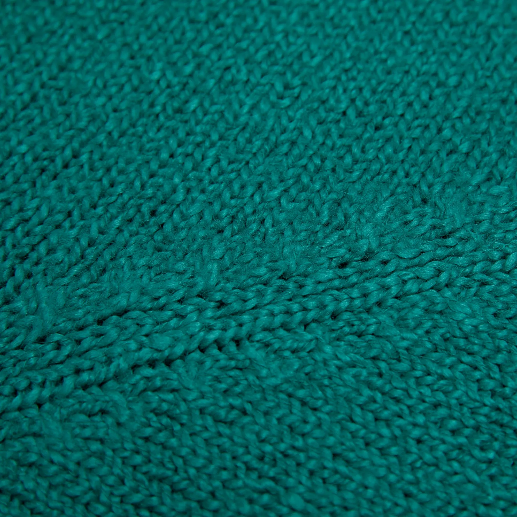 Bouclé Yarn Stocking Stitch Raglan Crewneck T Sweater