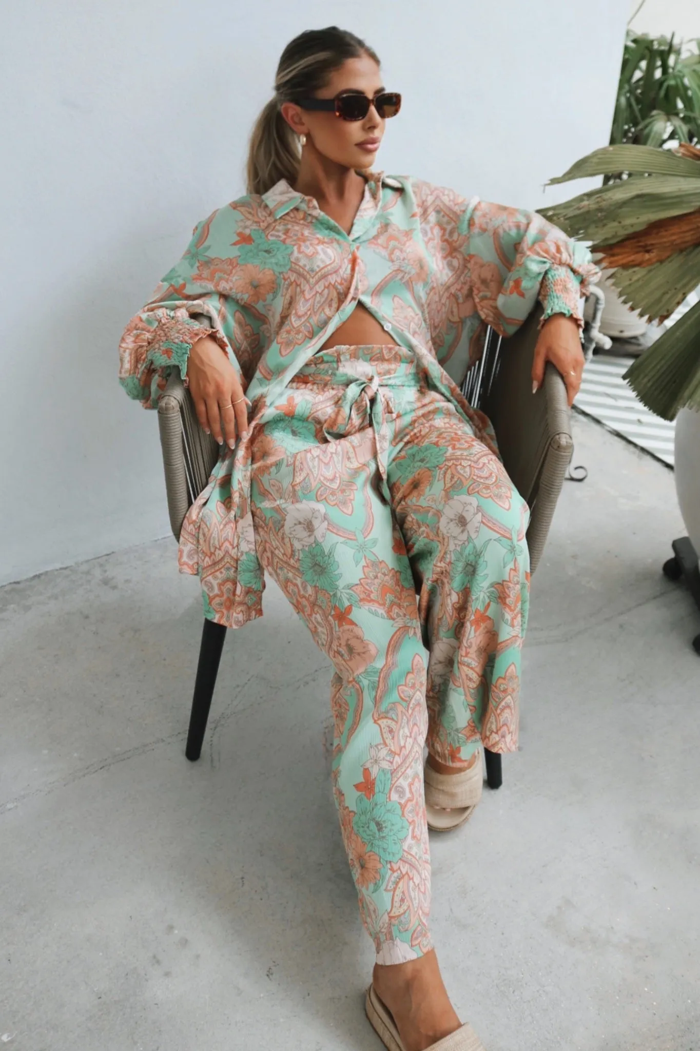Calista Pant Set - Pazel