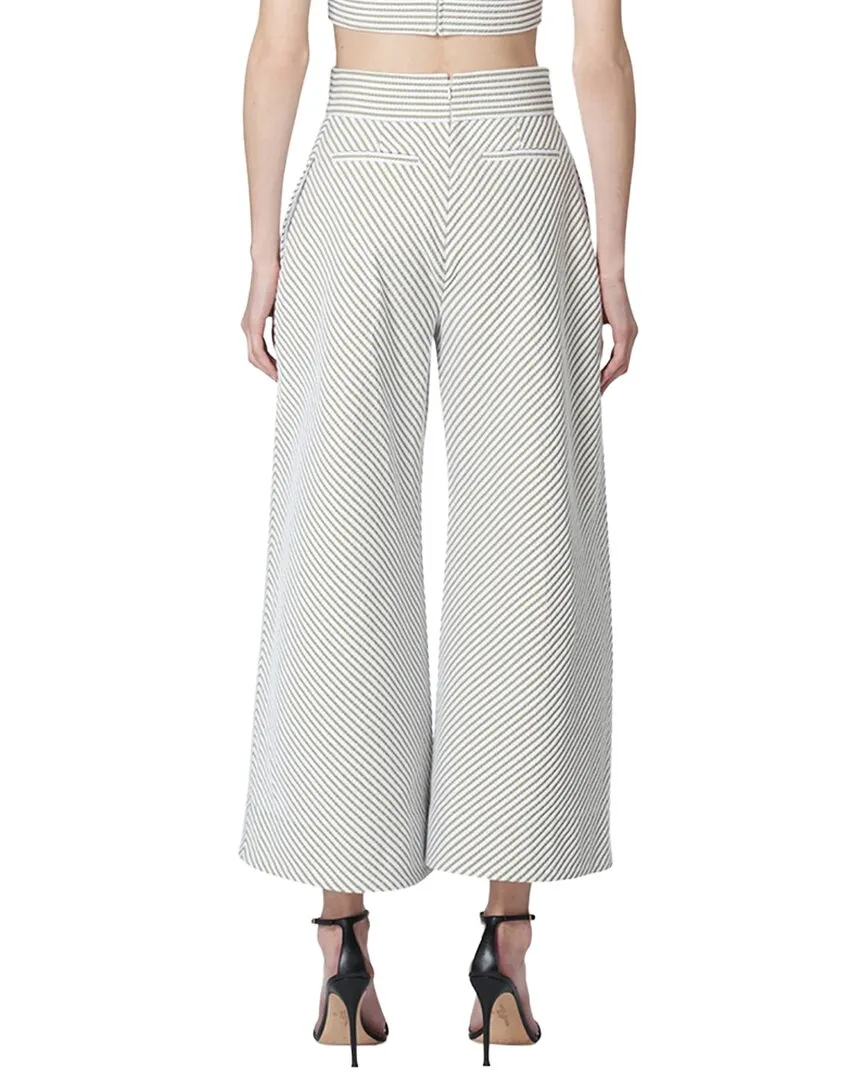 Carolina Herrera Wide Leg Cropped Pant