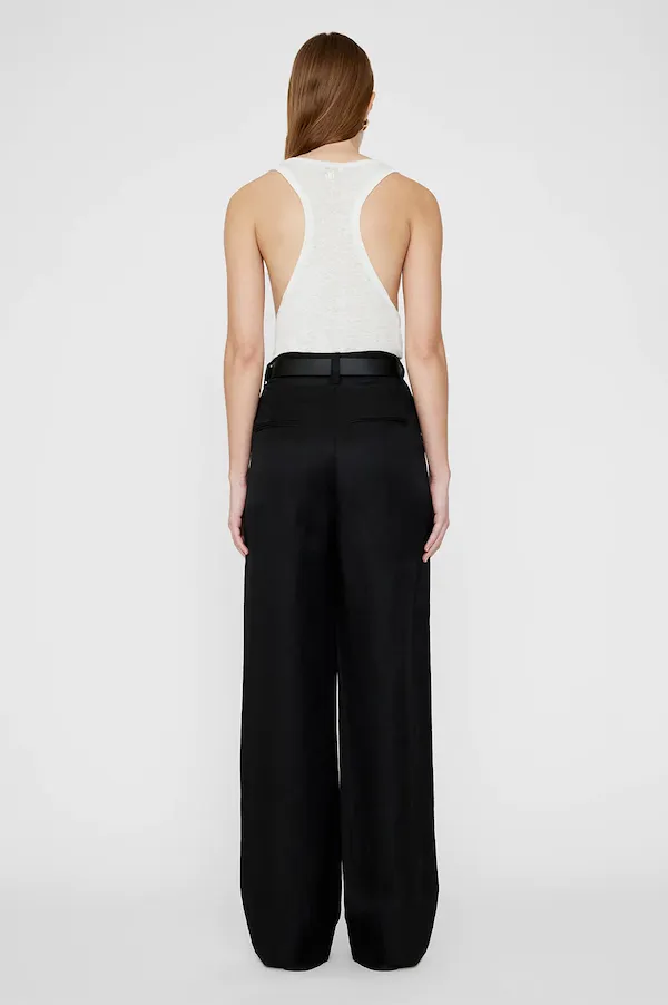 DALE TANK WHITE LINEN BLEND