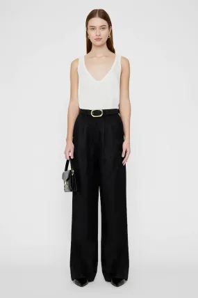 DALE TANK WHITE LINEN BLEND