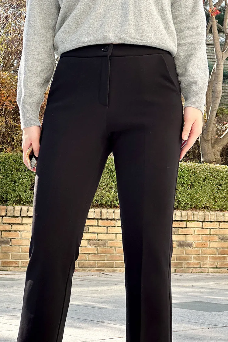 Fleece-Lined Mochi Slacks