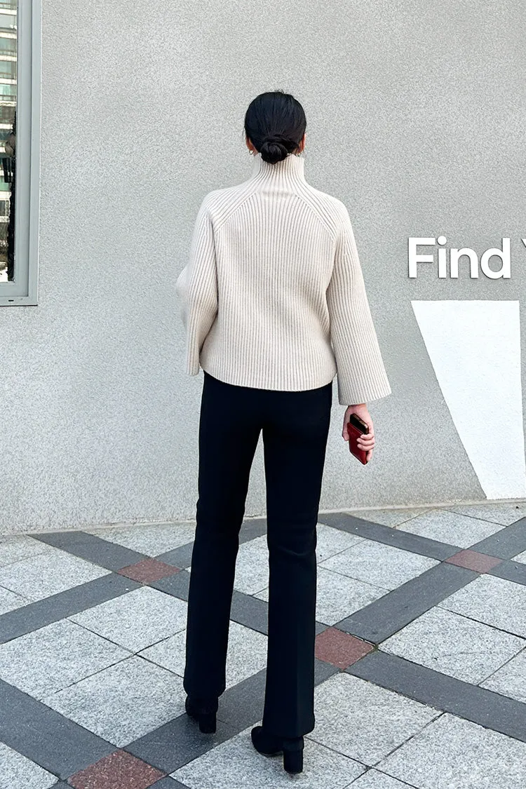 Fleece-Lined Mochi Slacks