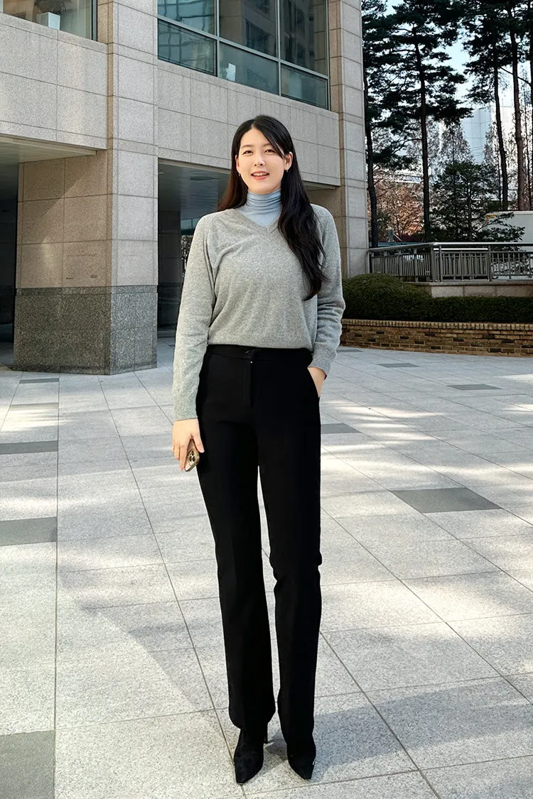 Fleece-Lined Mochi Slacks