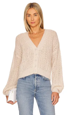 Free People Ameila Cardi in Cream