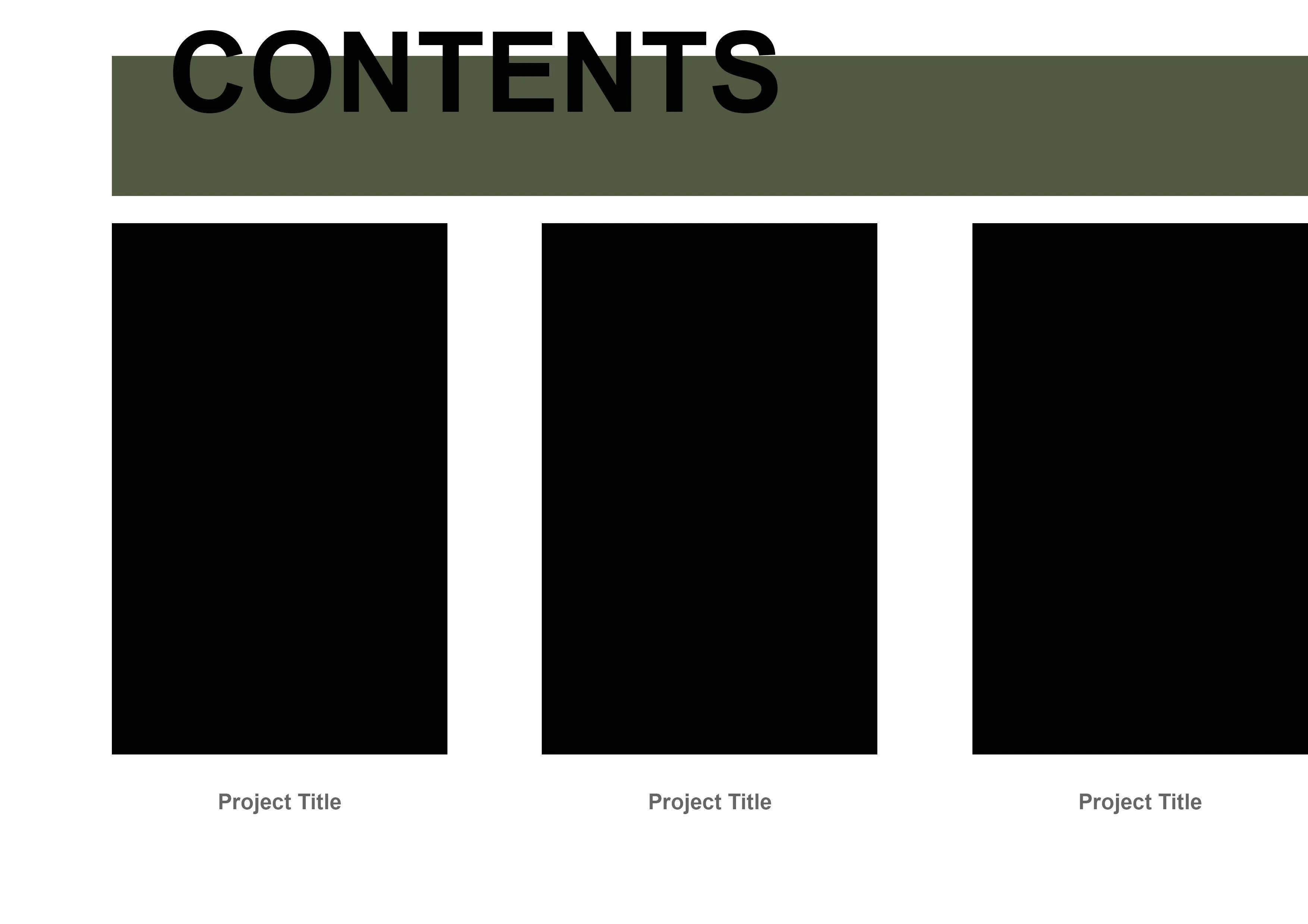 Free Professional Portfolio Templates for Architects