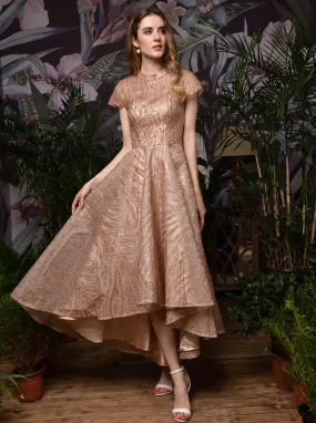 Gorgeous High Low Homecoming Dresses,Glitz High Neck Dress,PD00466