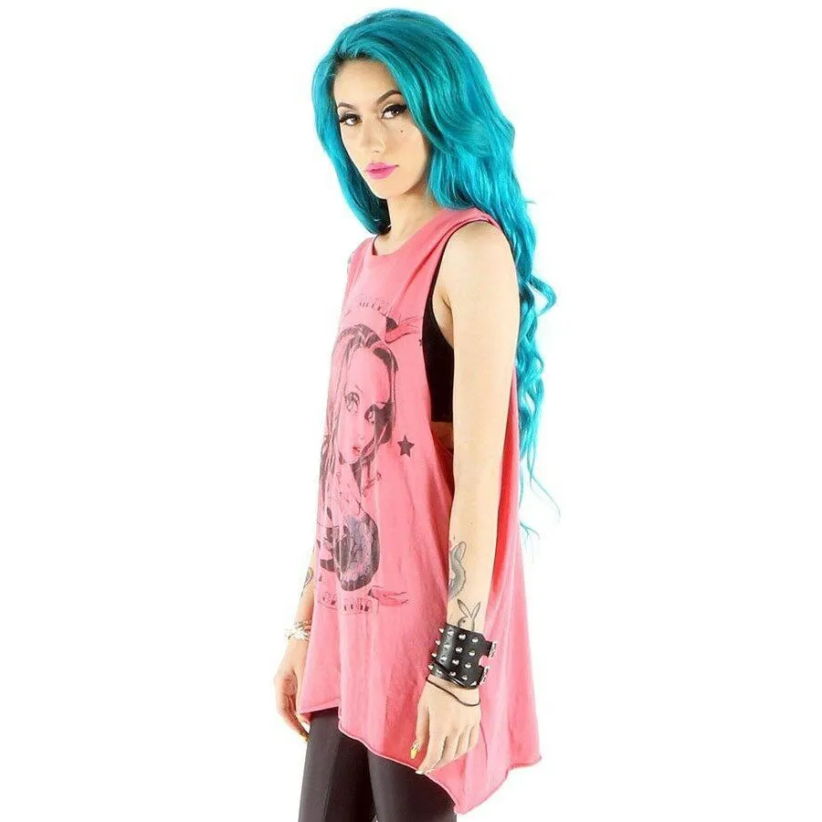 LA Sirena Coral Muscle Tank