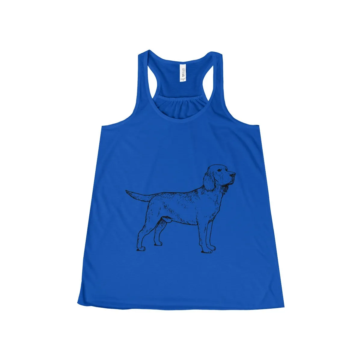 Labrador Retriever Tank Tops for Women, Flowy Racerback Tank