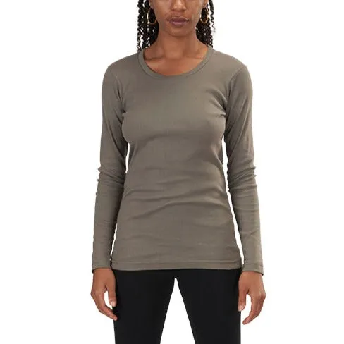 Long Sleeve Perfect Crewneck Tee (W)