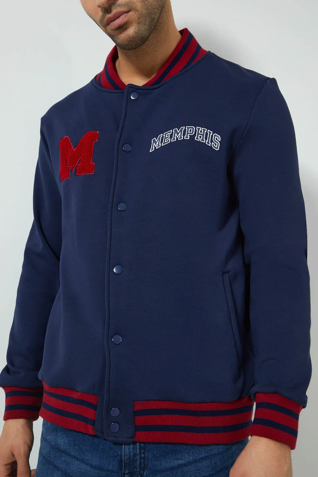 Navy Bomber Jacket