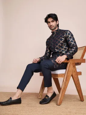 Nevy Colour Soft Silk Heavy Thread Work With Sequines Work Kurta Payjama