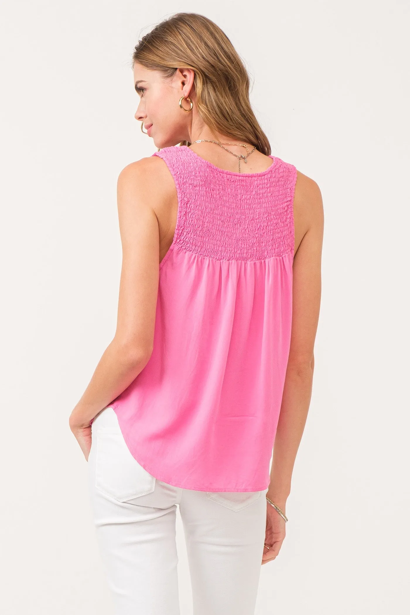Paige Ruched Detail Tank - FINAL SALE