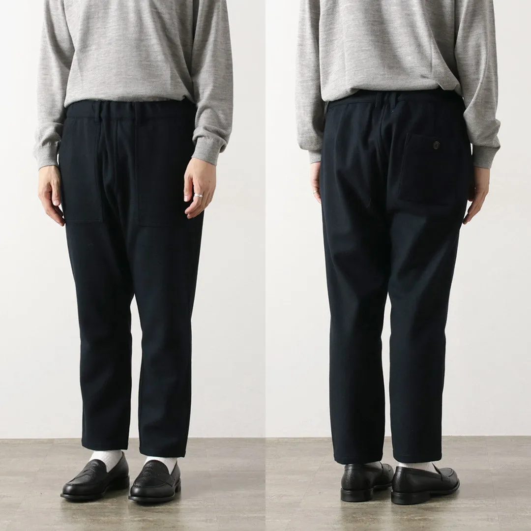 RE MADE IN TOKYO JAPAN / Super 140 Wool Melton Easy Slacks