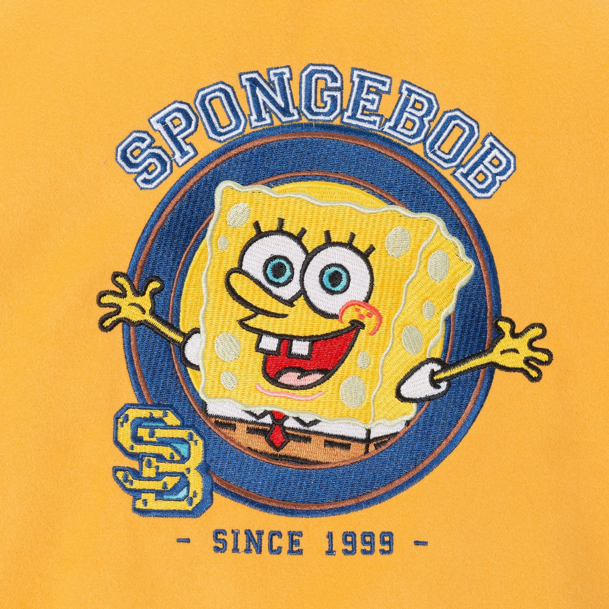 SpongeBob SquarePants™ x Andy & Evan® | Kids (2-12) Patchwork Color-Blocked Varsity Jacket