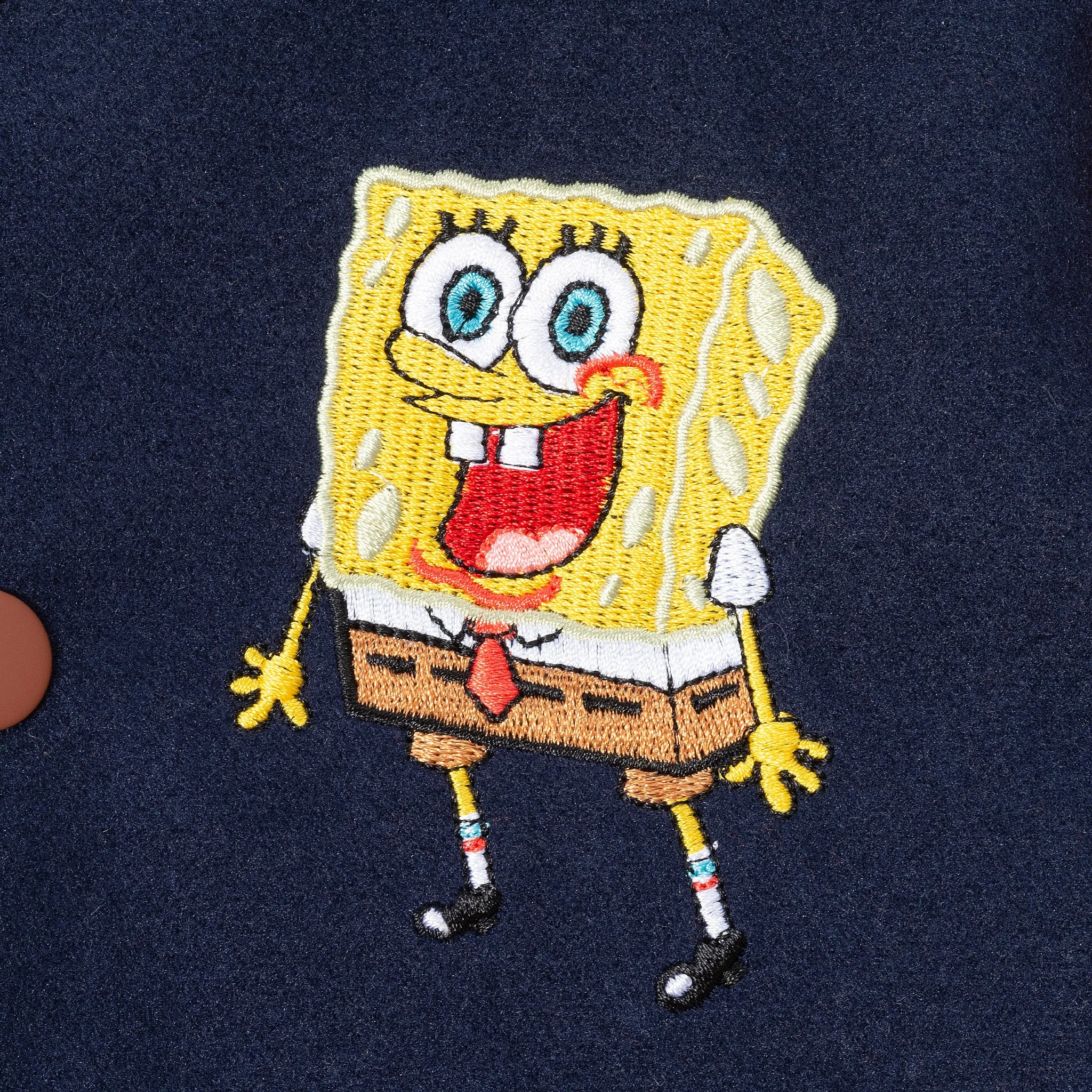 SpongeBob SquarePants™ x Andy & Evan® | Kids (2-12) Patchwork Color-Blocked Varsity Jacket