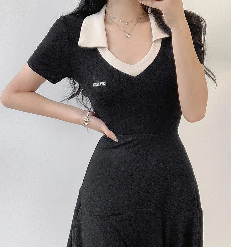 Such Cute Slim Polo Dress