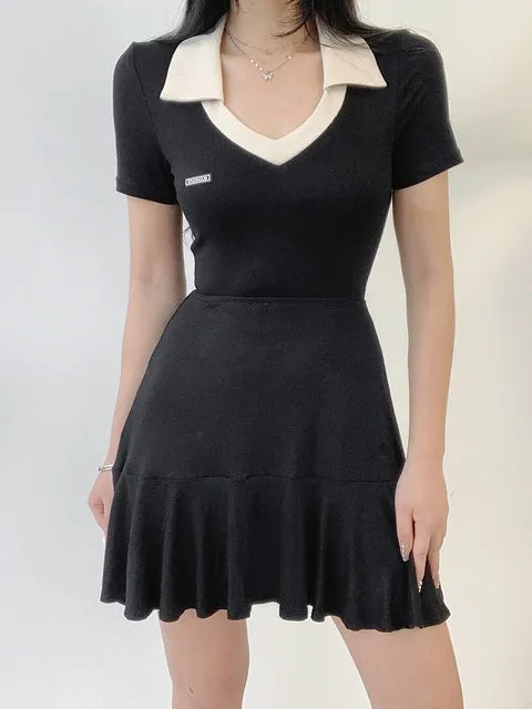 Such Cute Slim Polo Dress