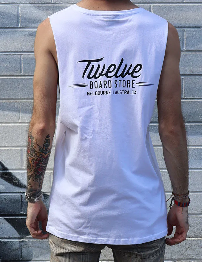 Twelve Melbs Tank | White